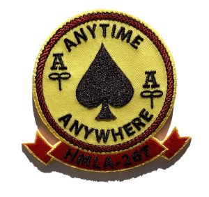 HMLA-267 Stingers Anytime Anywhere Patch – Sew On