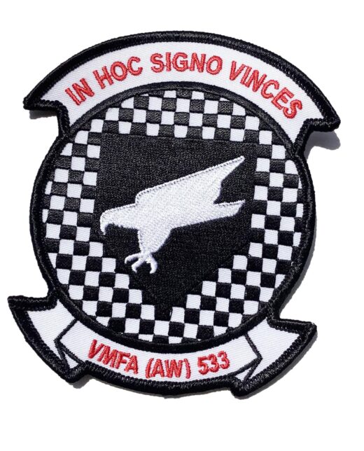 VMFA(AW)-533 Hawks Patch – Plastic Backing