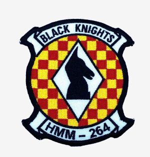 HMM-264 Black Knights Patch – Sew On, 4.5"