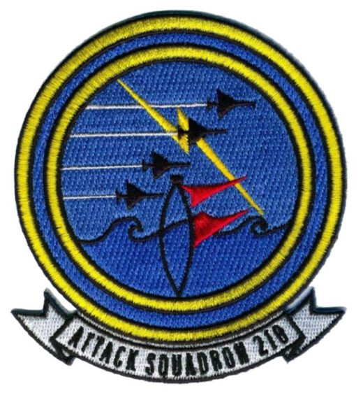 VA-210 Blackhawks Squadron Patch – Plastic Backing