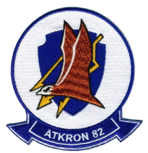 VA-82 Marauders Squadron Patch -Plastic backing