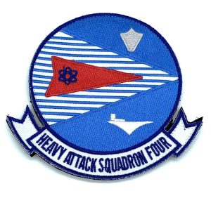VAH-4 Four Runners Squadron Patch  – Hook and Loop, 4"