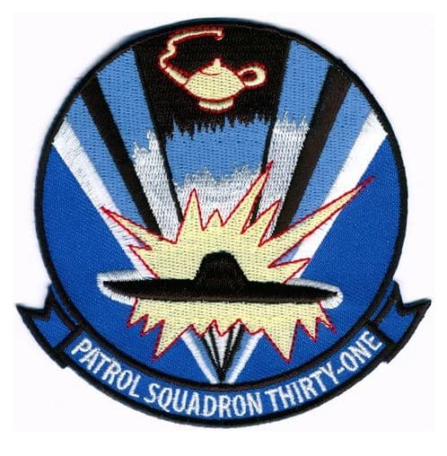 VP-31 Black Lightning Squadron Patch – Sew On, 4"