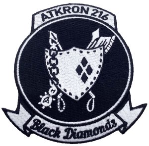 VA-216 Black Diamonds Squadron Patch – Sew On