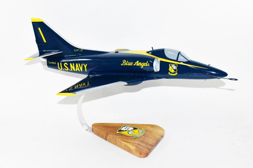 Blue Angels A-4, 18″ Mahogany Model