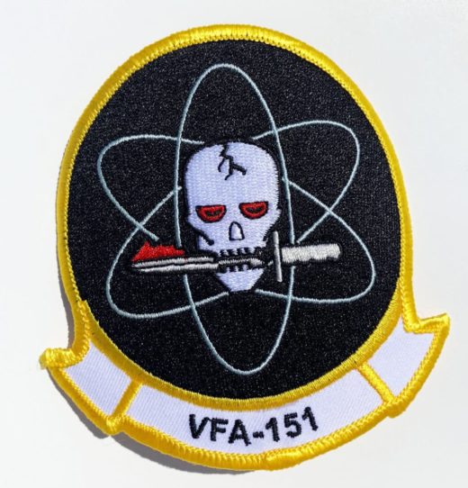 VFA-151 Vigilantes Squadron Patch – Plastic Backing