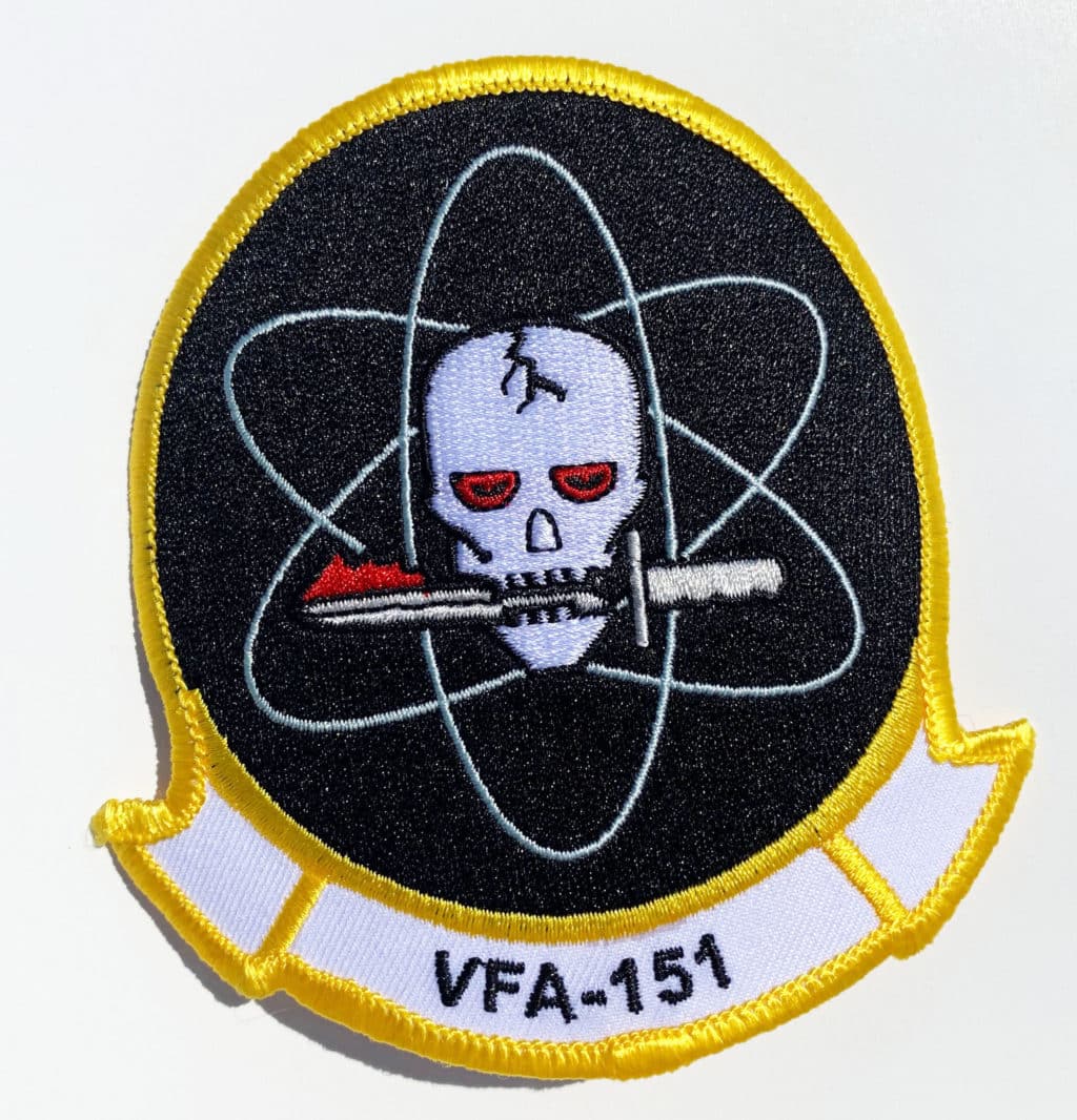 VFA-151 Vigilantes Squadron Patch – With Hook and Loop