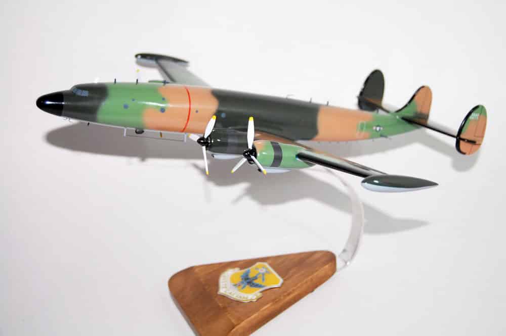 Lockheed Martin® EC-121 Super Constellation®, 553rd Reconnaissance Wing (1971), 18″ Mahogany Model