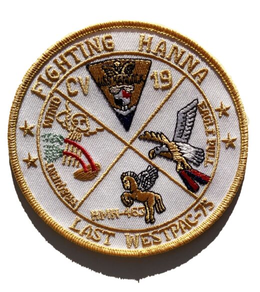 USS Hancock CV-19 Last Westpac-75 Patch – Sew On
