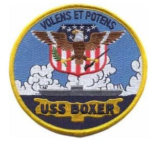 USS Boxer Patch – Plastic Backing