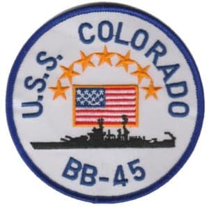 USS Colorado BB-45 – Plastic Backing