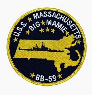 USS Massachusetts BB-59 Sew On_4in (15)