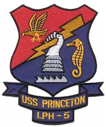 USS Princeton LPH-5 Patch – Plastic Backing