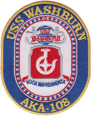 USS Washburn AKA-108 – Plastic Backing