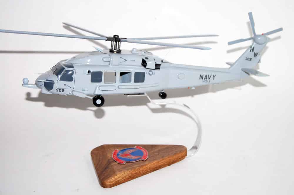 Sikorsky® HH-60 Pavehawk, HCS-5 ‘Firehawks’, 16″ Mahogany Scale Model