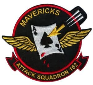 VA-152 Mavericks Squadron Patch – Plastic Backing