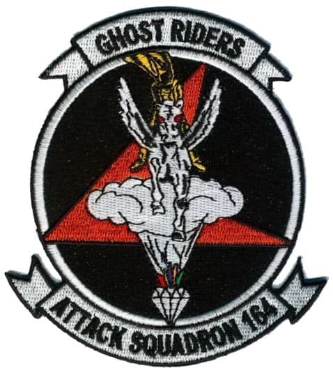 VA-164 Ghostriders Squadron Patch – Plastic Backing