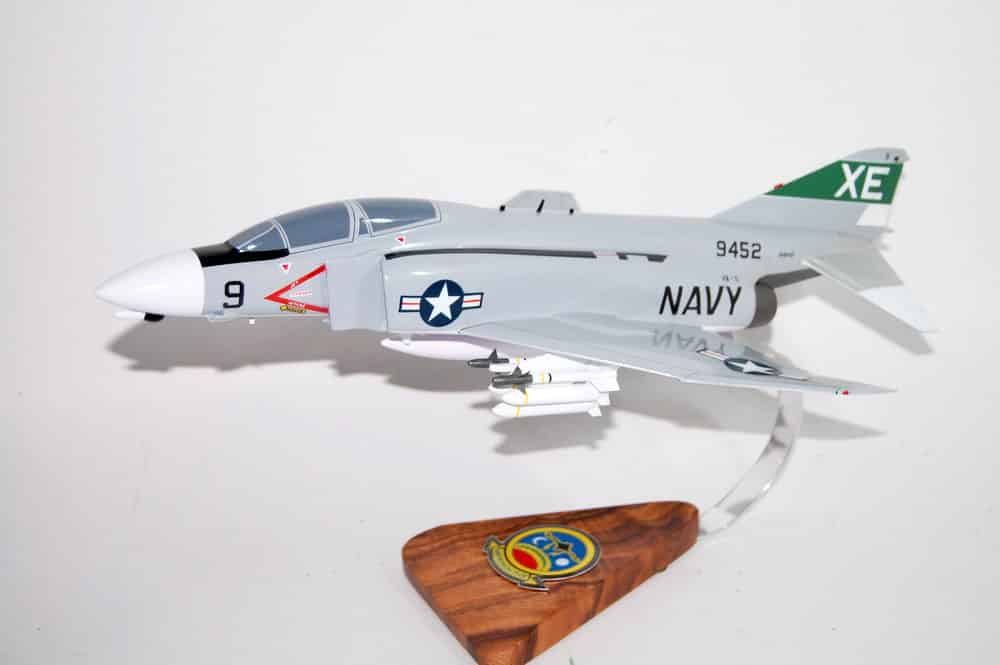 VX-5 Vampires F-4B Model, 1/42 (18″) Scale, Mahogany, Navy, Fighter