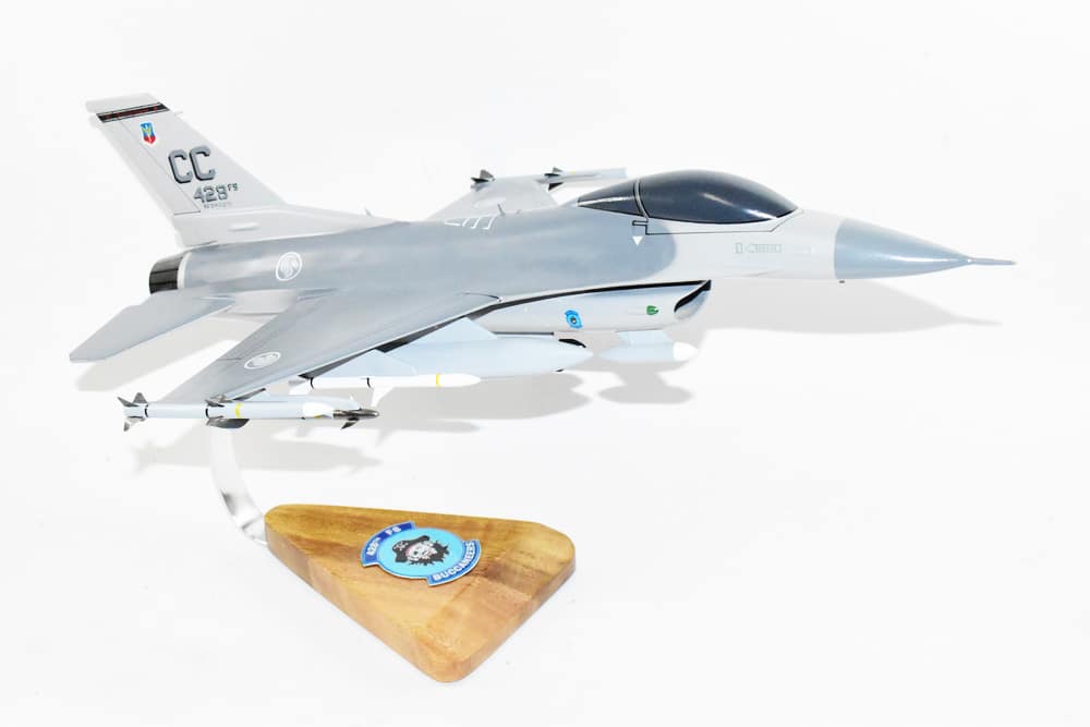 Lockheed Martin® F-16 Fighting Falcon®, 428th Fighter Squadron, 18″ Scale Mahogany Model
