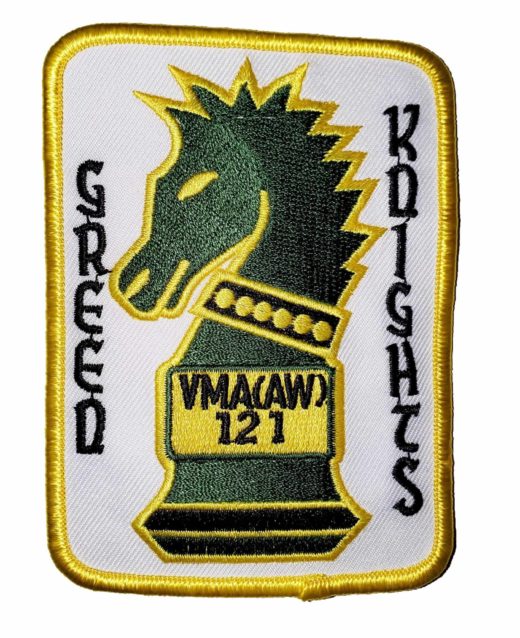 VMA (AW)-121 Green Knights Squadron Patch – Sew On