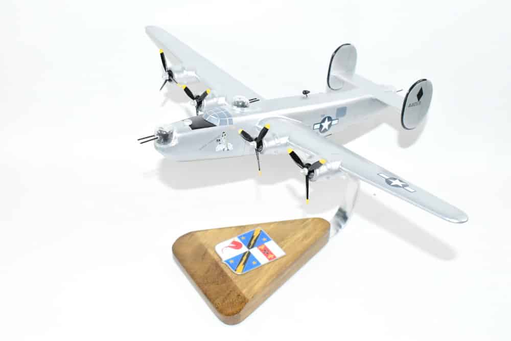 Lockheed Martin® (Consolidated) B-24® Liberator®, 736th Bomb Squadron, 18″ Mahogany Scale Model