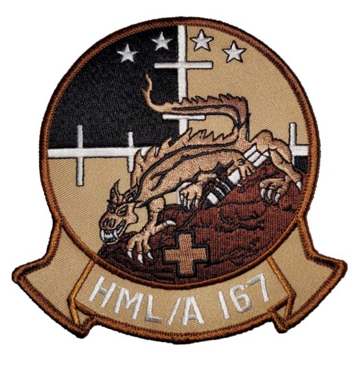 HML/A-167 Warriors (Tan) Patch – Sew On