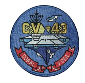 USS Coral Sea CV-43 Patch – Sew On