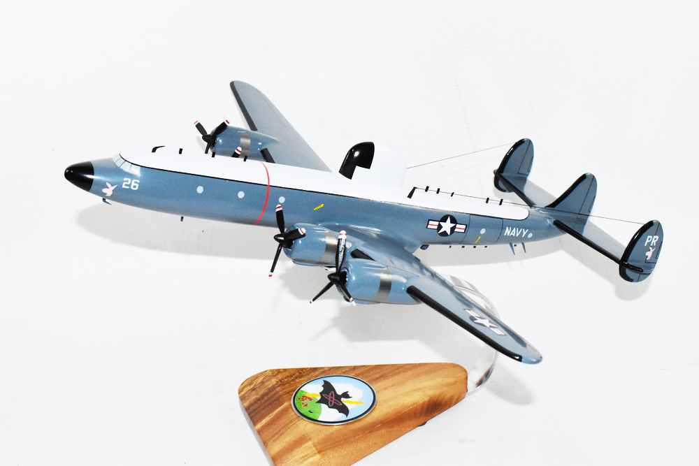 Lockheed Martin® EC-121 Super Constellation®, VQ-1 World Watchers PR-26 Model, 18″ Mahogany Model