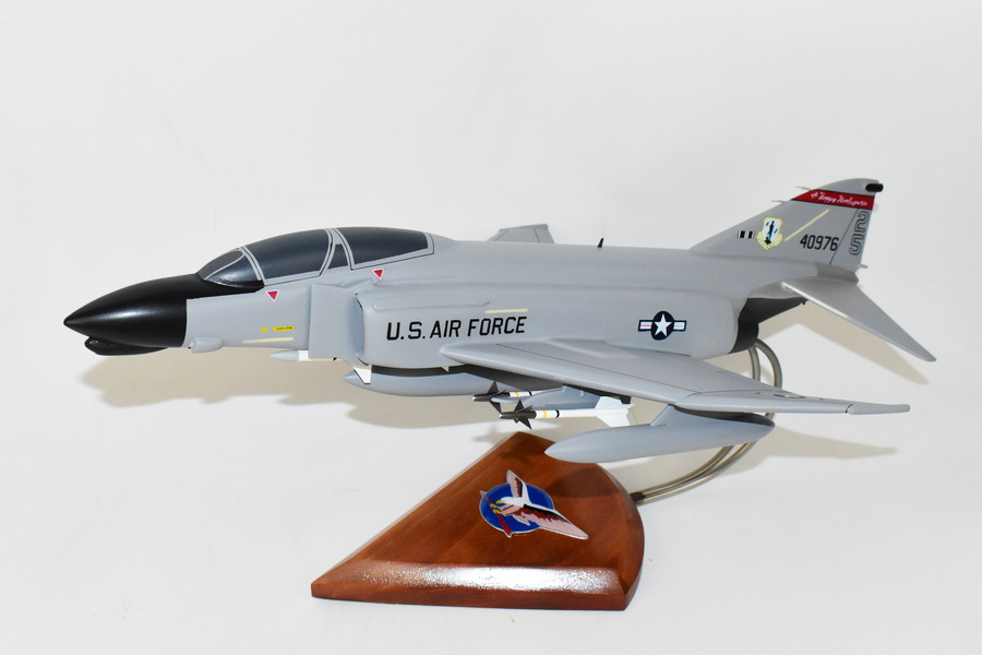 178th Fighter Squadron F-4D Model, 1/42 (18″) Scale, Mahogany, McDonnell Douglas