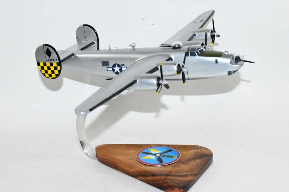 Lockheed Martin® B-24 Liberator Model 758th Bomb Squadron, 459th Bomb Group, (18″) Scale, Mahogany