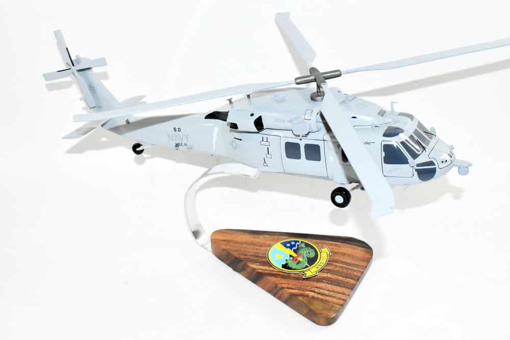 MH-60S (Knighthawk) HSC-11 Dragonslayers, 16″Mahogany Scale Model