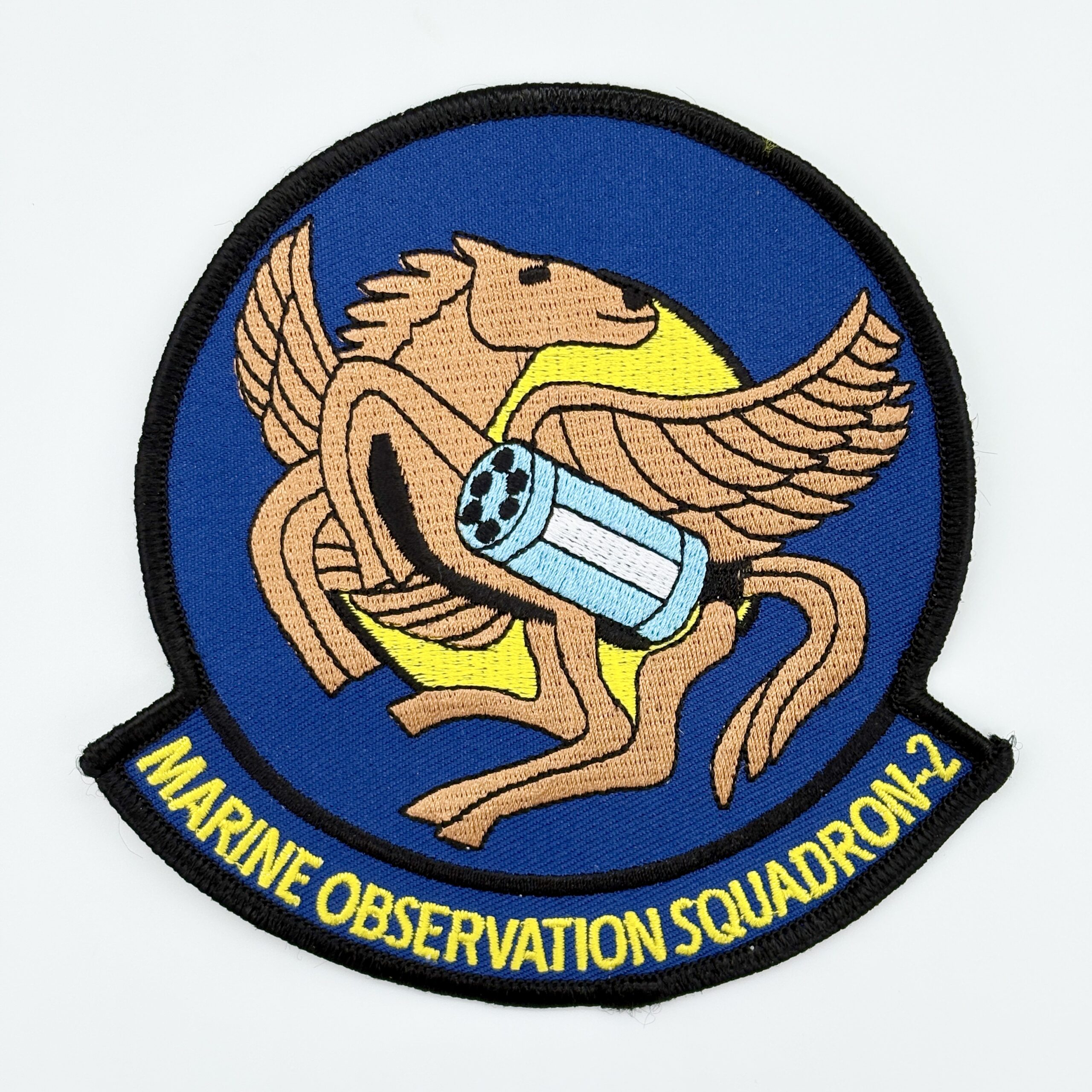 VMO-2 1973 Squadron Patch – Embroidered Insignia, Iron-On
