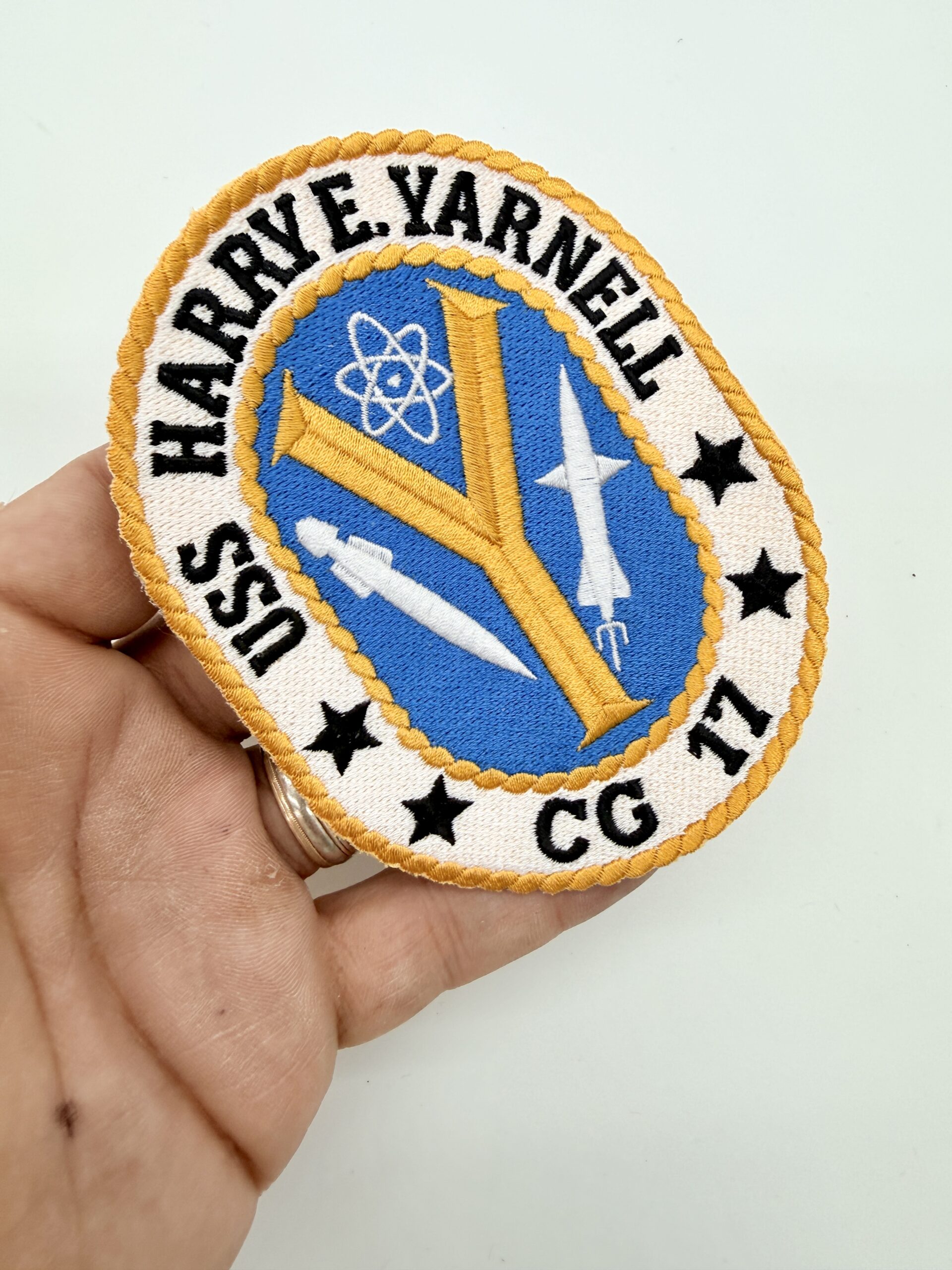 USS Antietam CG-54 Patch – Sew On, 4.5in - Squadron Nostalgia