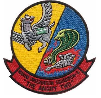 VMO-2 “The Angry Two” Squadron Patch –Sew On