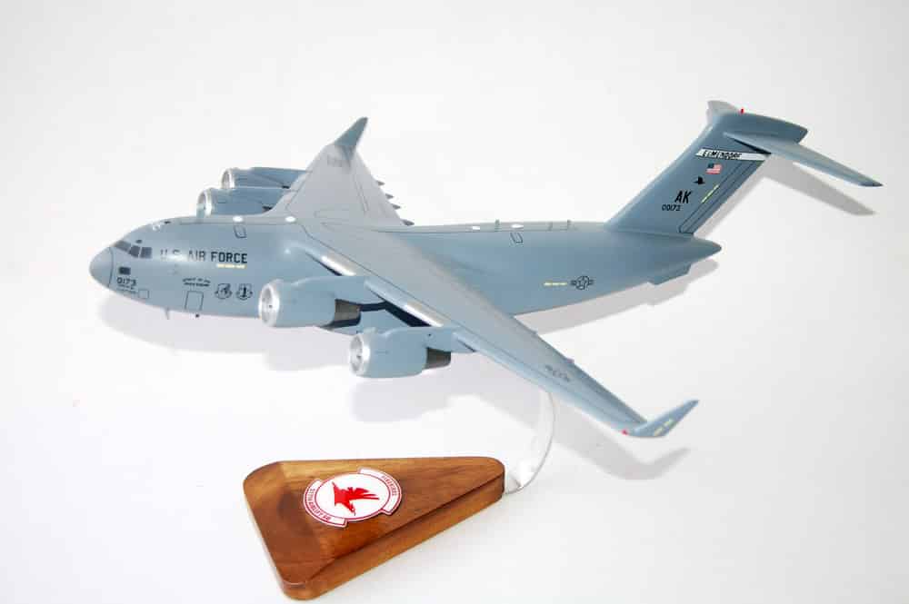517th Airlift Squadron (0173) C-17 Model, 1/116th Scale, Mahogany, Cargo
