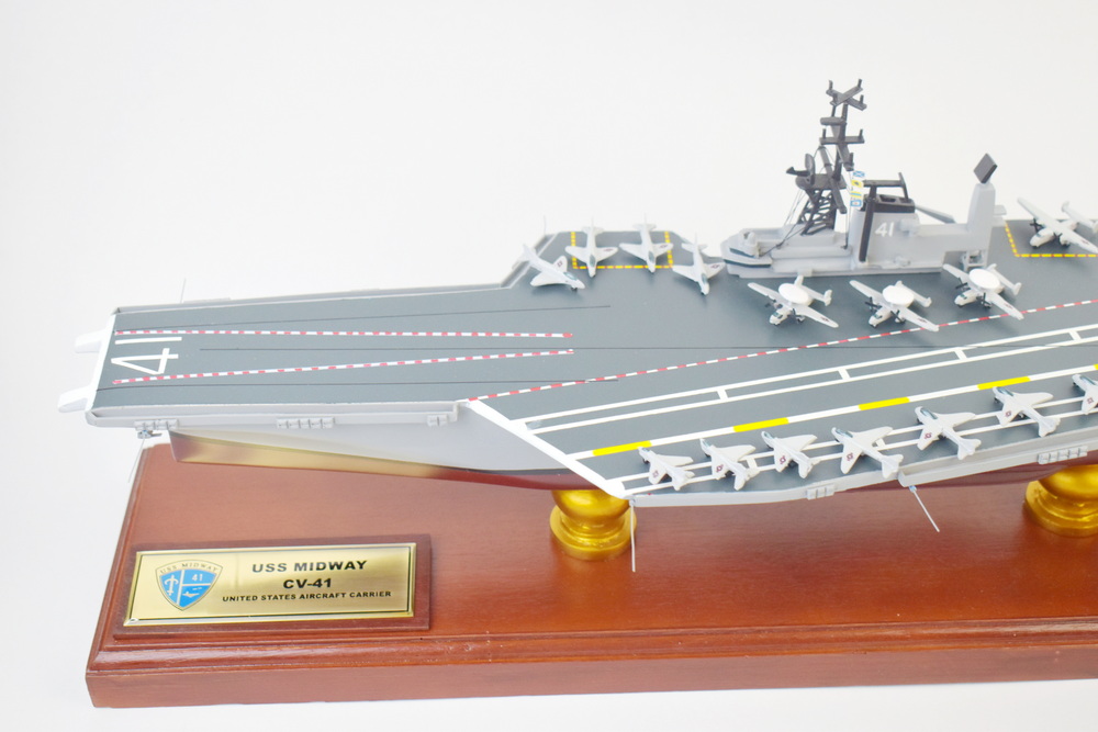 USS Midway (CV-41) Aircraft Carrier Model,Navy,Scale Model