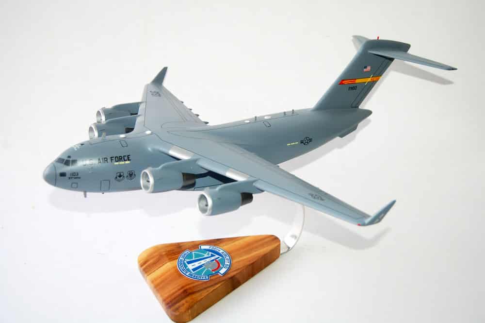 730th Air Mobility Training Squadron (Altus) C-17 Model, 1/116th Scale, Mahogany, Cargo