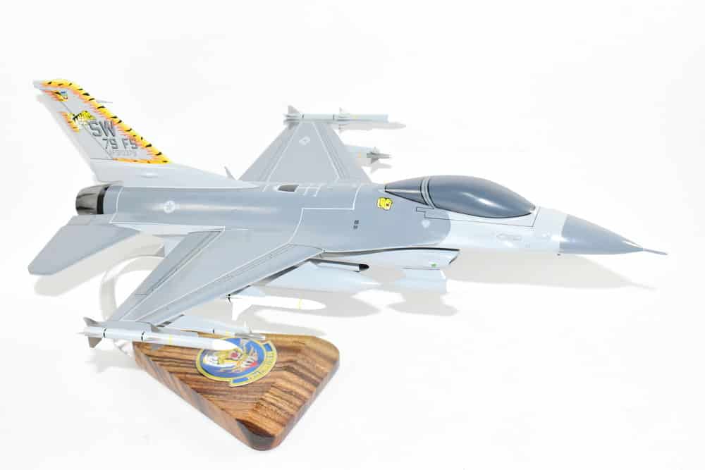 Lockheed Martin® F-16 Fighting Falcon®, 79th Fighter Squadron Mahogany,1/33 (18″) Scale Model