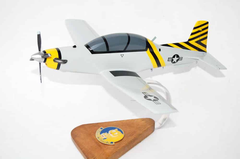 Beechcraft® T-6 Texan II, 37th Flying Training Squadron,1/33 Mahogany Scale Model