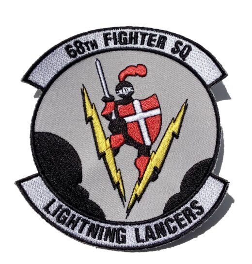 68th Fighter Squadron Lightning Lancers Patch – Sew On
