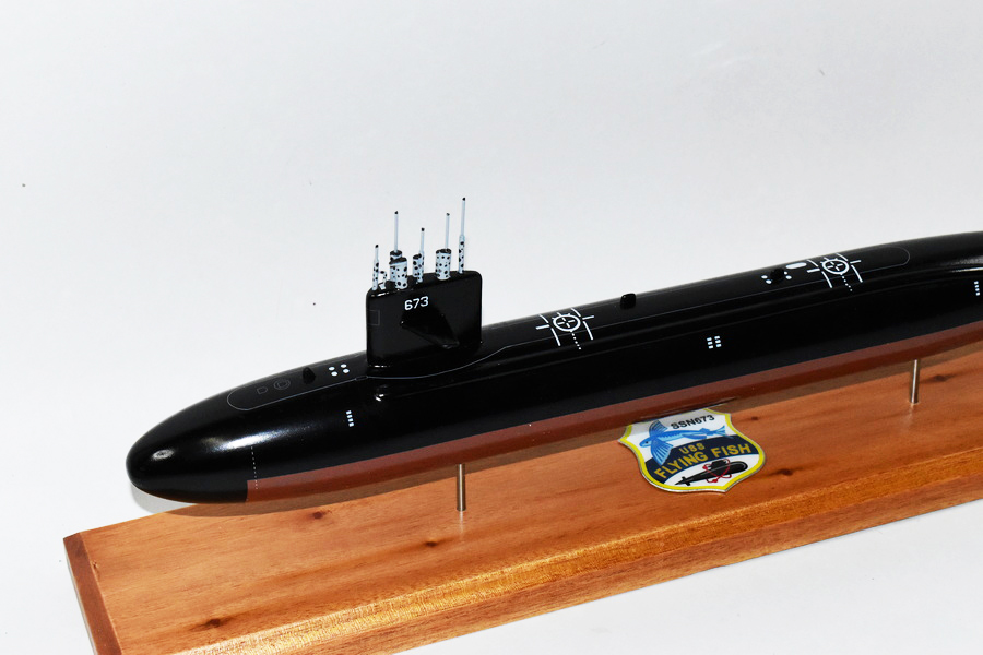 USS Flying Fish SSN-673 Submarine Model - Squadron Nostalgia