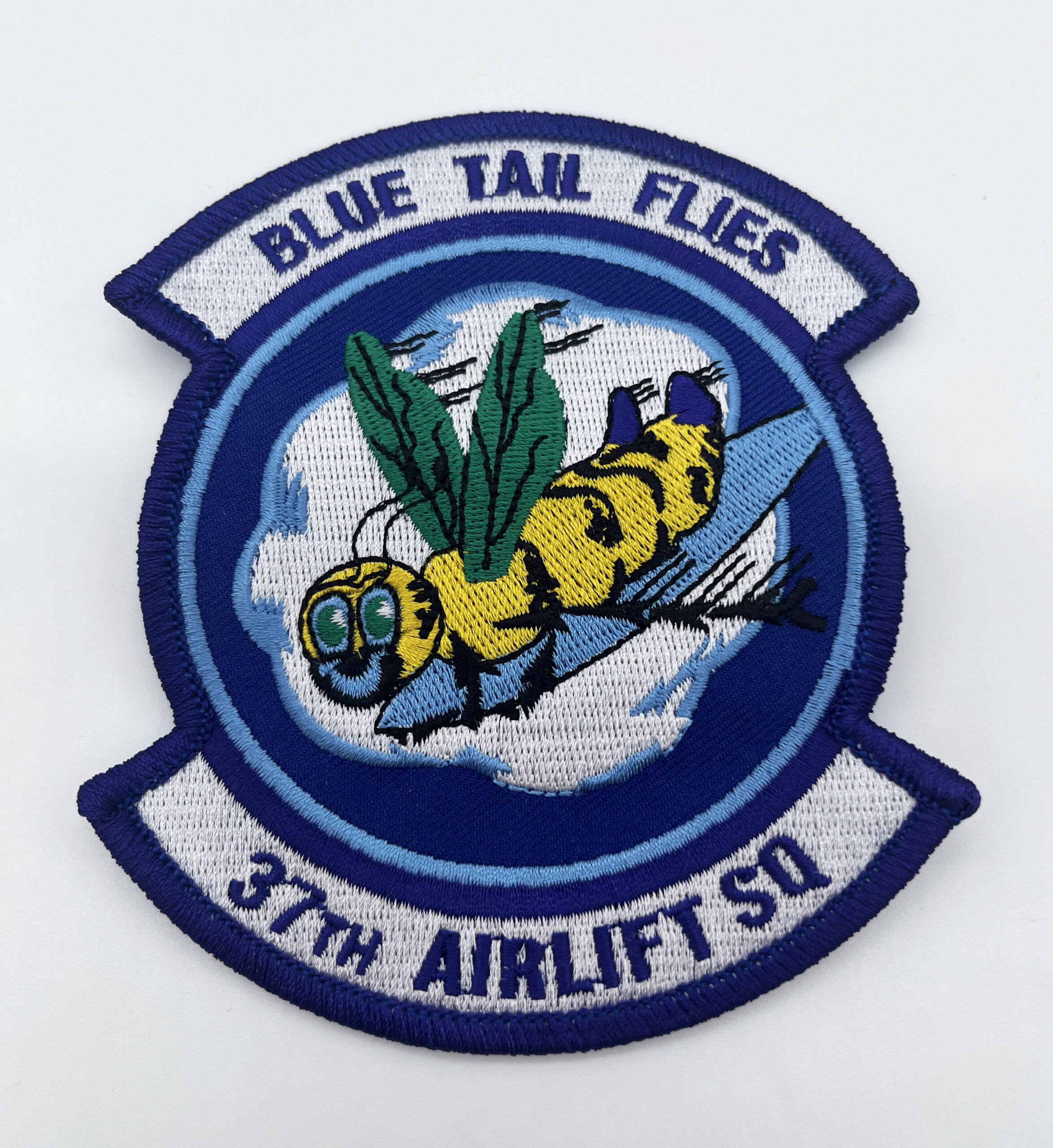 37th Airlift Squadron Patch – Sew On, 4.25 in