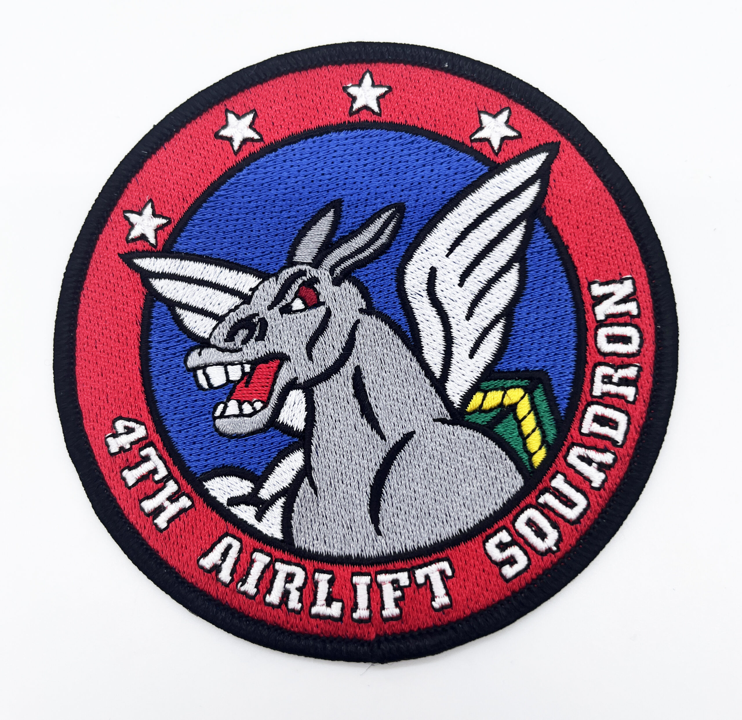 4th Airlift Squadron Patch – Sew On, 4 in