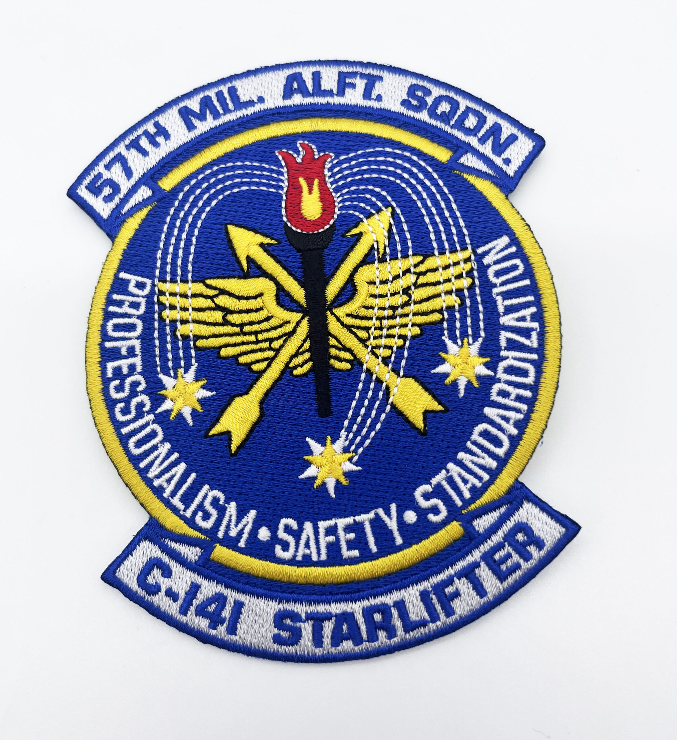 57th MAS Patch – Sew On, 4.5 in