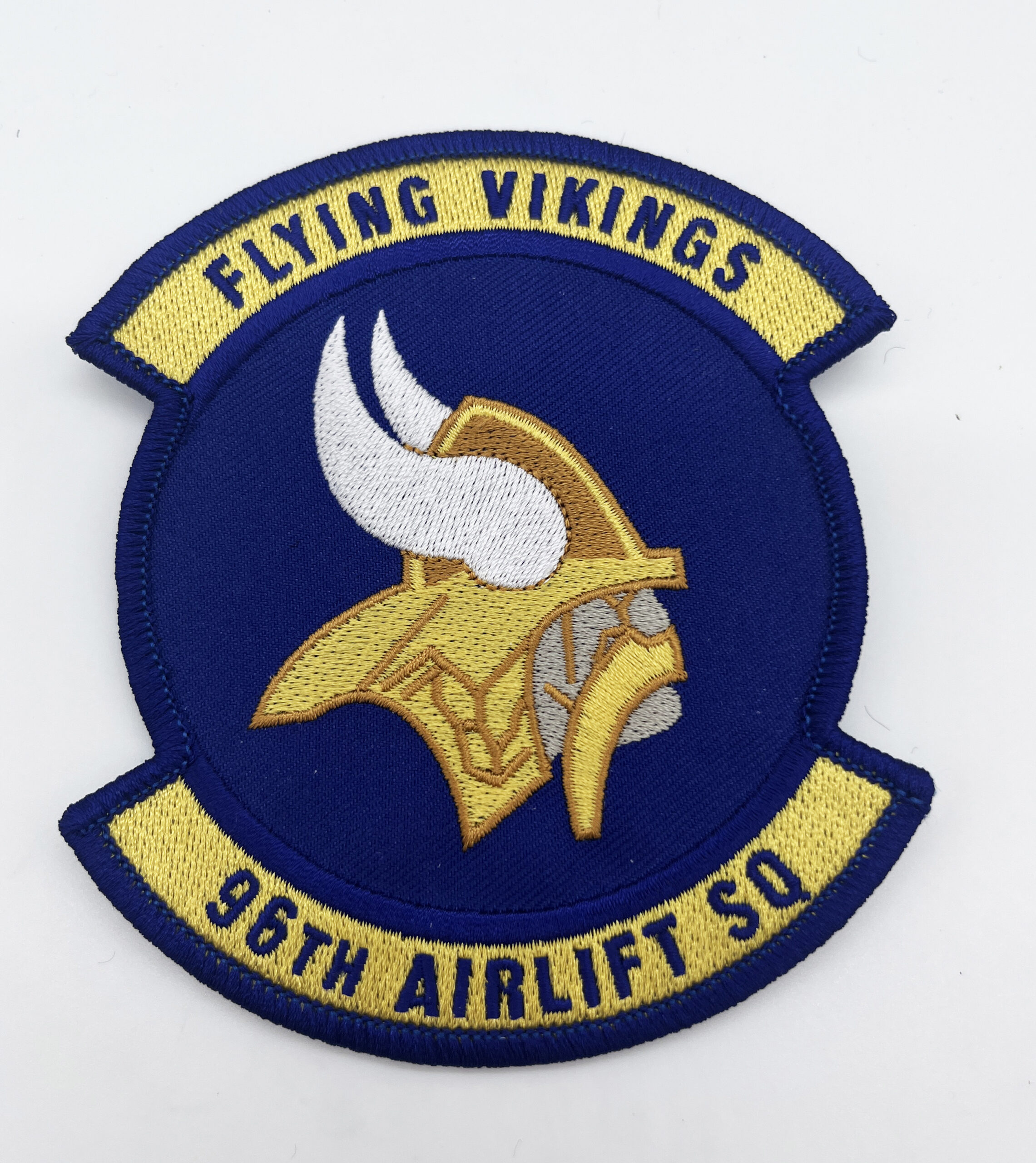 96th Airlift Squadron FLYING VIKINGS Patch – Sew On
