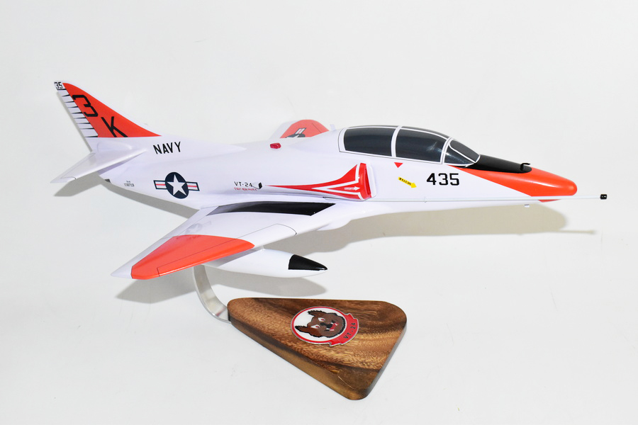 VT-24 Bobcats TA-4J, 18″ Mahogany Model