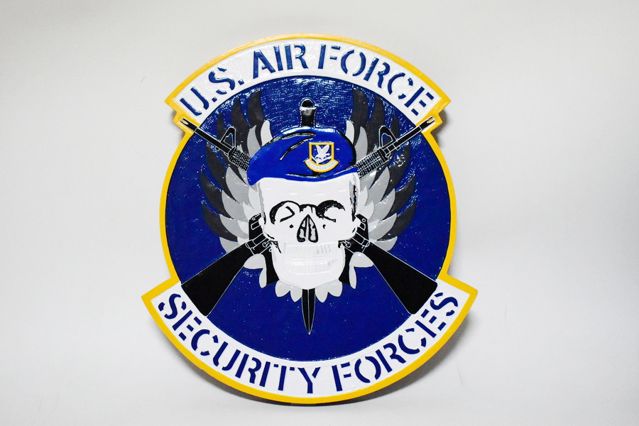 USAF Security Forces Plaque