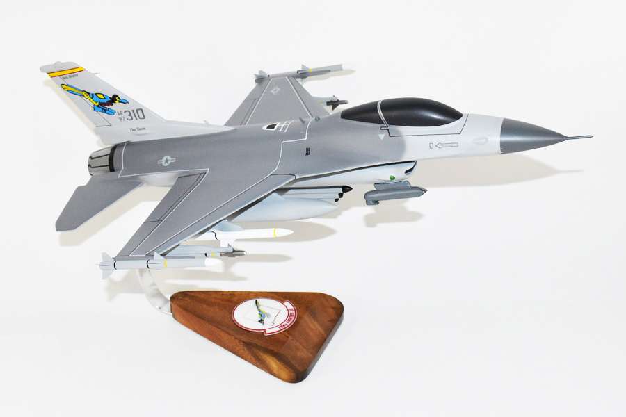 Lockheed Martin® F-16 Fighting Falcon®, 188th Fighter Squadron, 18″ Mahogany Scale Model