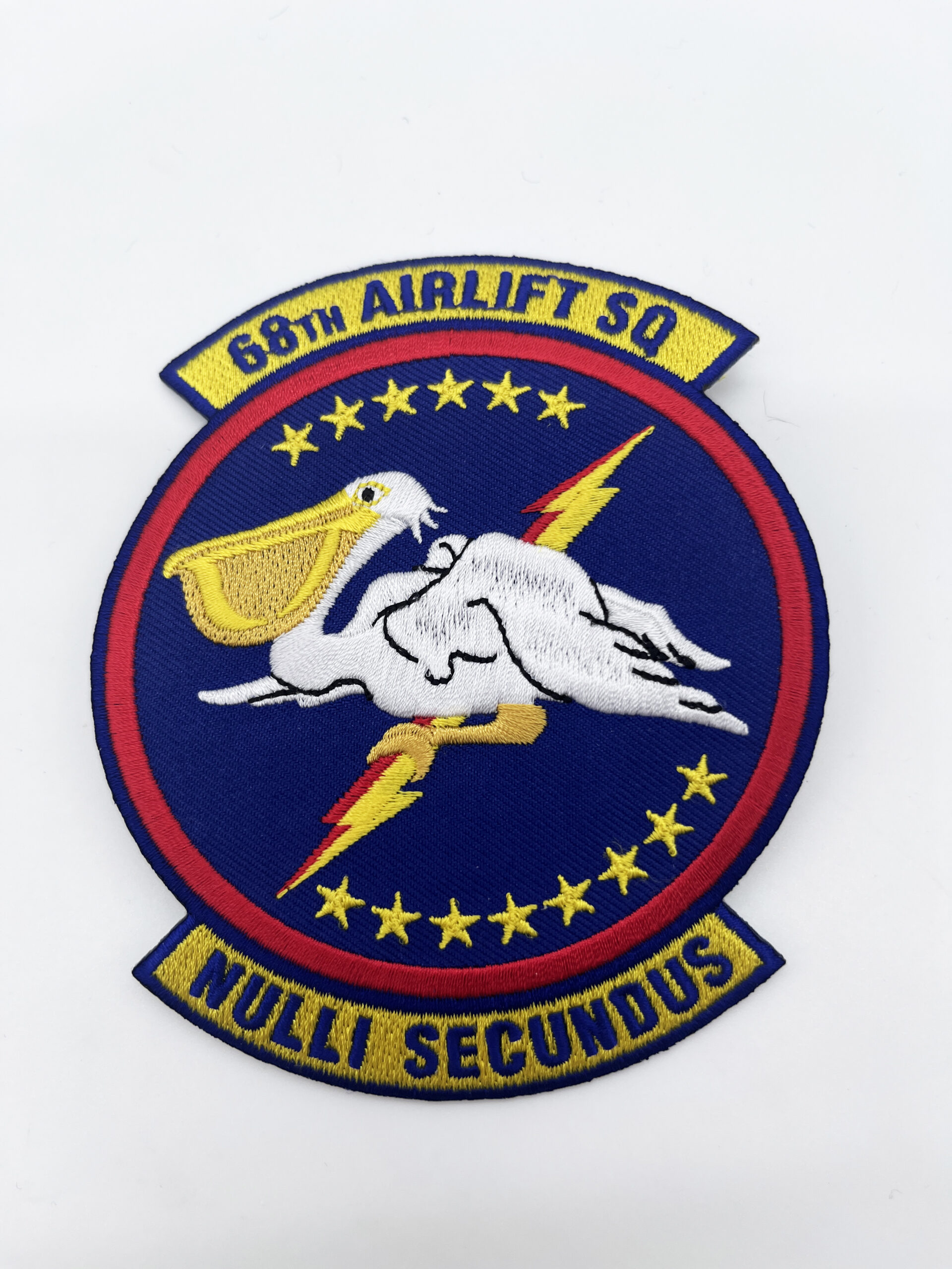 68th Airlift Squadron Patch – Sew On, 4.5in