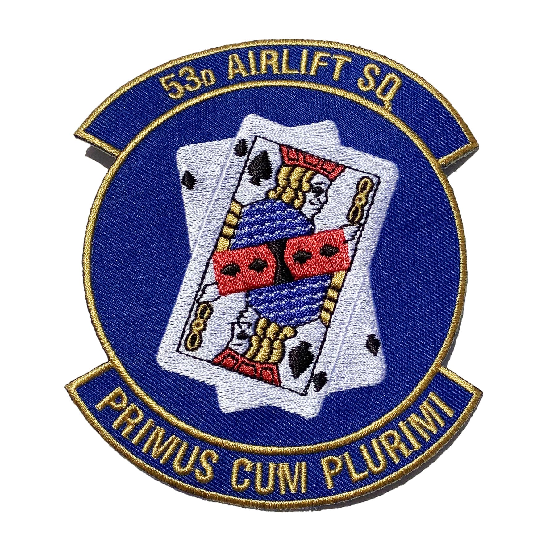 53d Airlift Squadron PRIMUS CUM PLURIMI Patch – Sew On